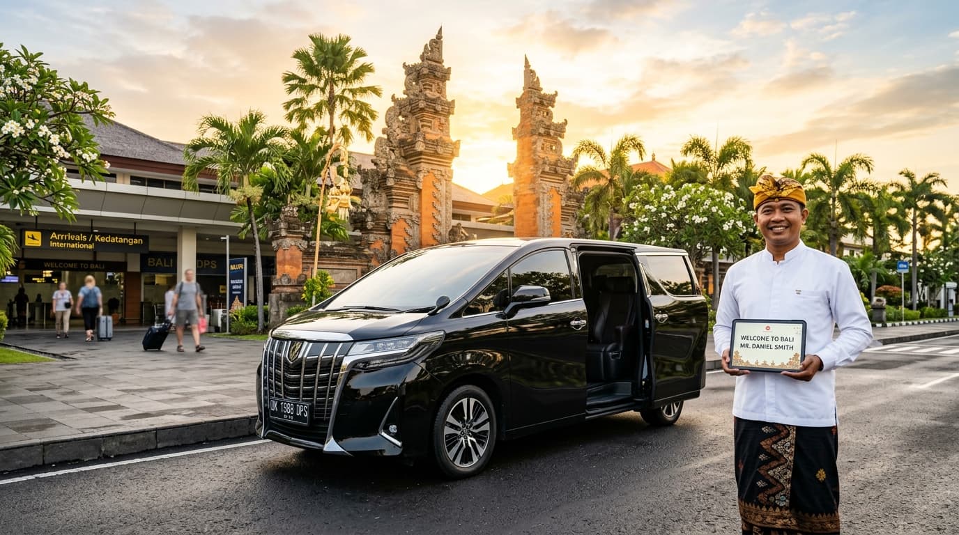 Luxury Bali Airport Transfer Chauffeur at Ngurah Rai International Airport DPS